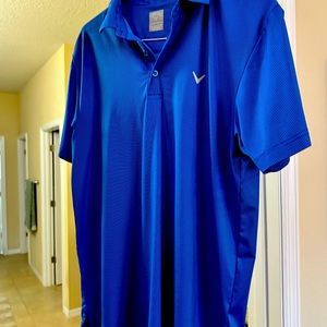 Polo shirts — Calloway is Medium, other three large
